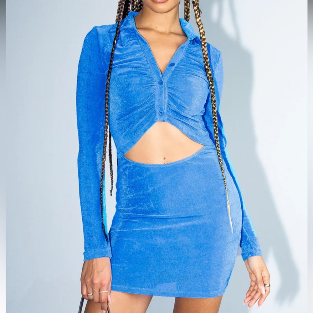 BRAND NEW princess polly blue dress